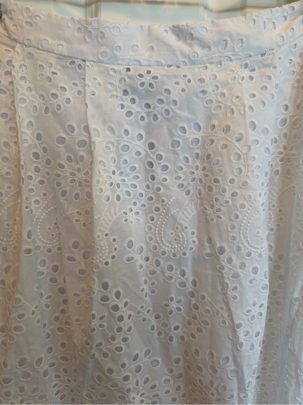 Few Moda o.p.t. Eyelet Maxi Skirt - White - Picture 4 of 7